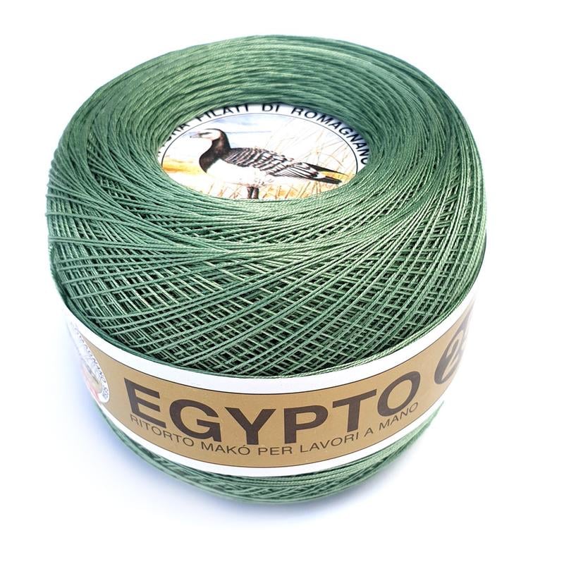 Пряжа Mafil Egypto 25 68 Зеленый (7069)