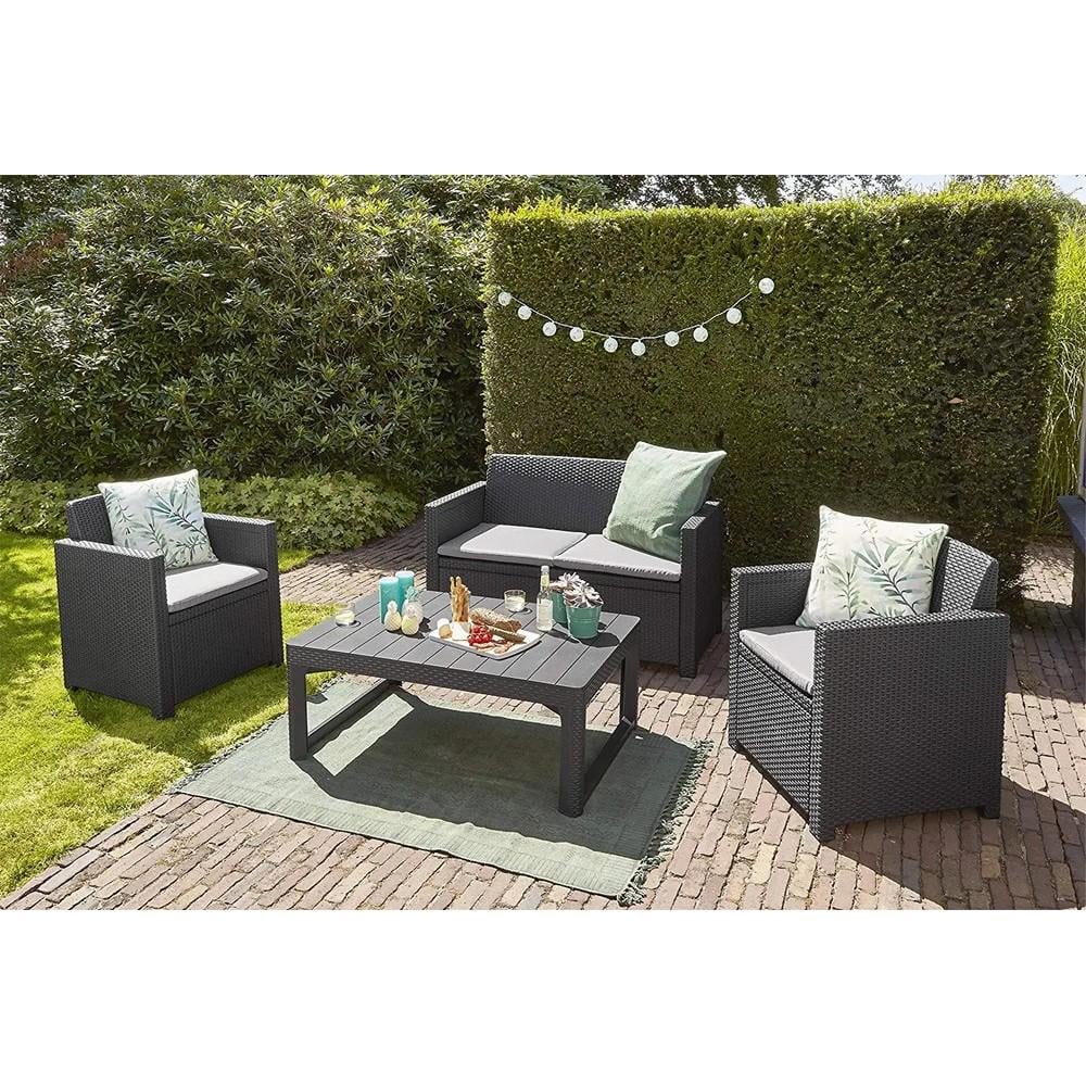 Стол садовый Keter Lyon Графитовый (232300) - фото 12 Стол садовый Keter Lyon Графитовый (232300) - фото 12