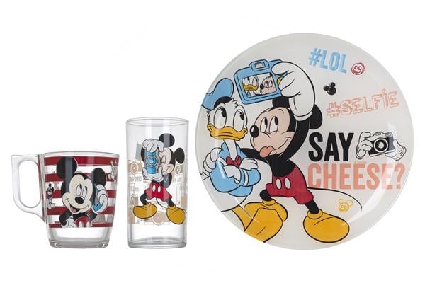 Набор детской посуды Luminarc Disney Party Mickey (L4871)