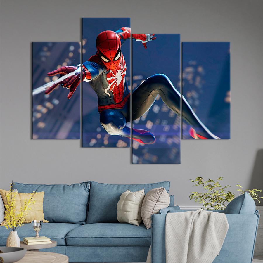 Настенний декор Майлз Моралез - герой игры Marvel's Spider-Man 149x106 см (A188-4)