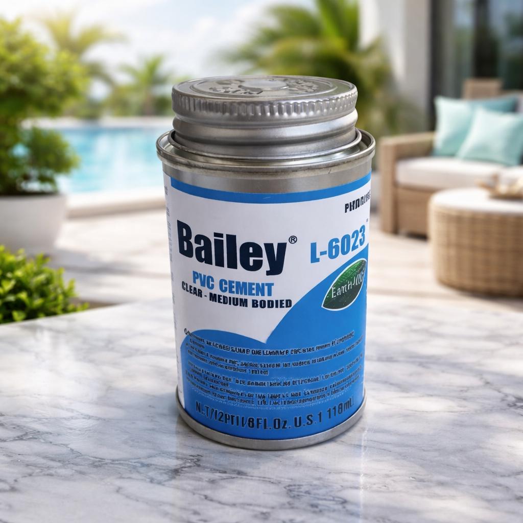 Клей для труб ПВХ Bailey L-6353 237 мл Синій