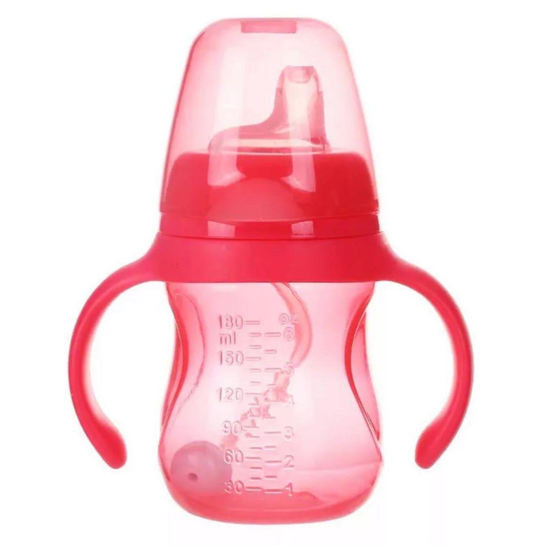 Поильник непроливайка Bimbo М200L с силиконовой трубочкой 200 мл Розовый (1275130972)