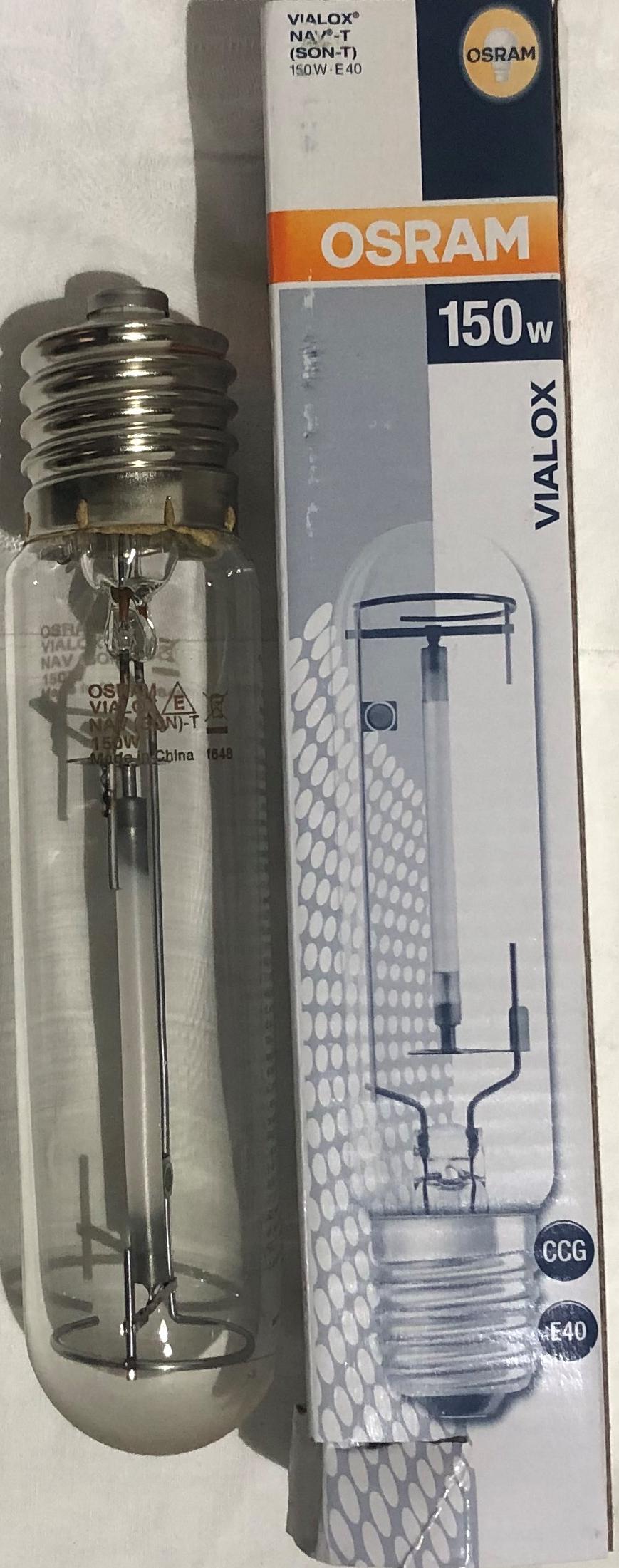 Лампа натрієва Osram VIALOX NAV SON -T 150W E40
