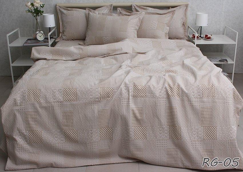 Комплект постільної білизни Ranforce Gofre RG-5 сімейний наволочки 70x70 см