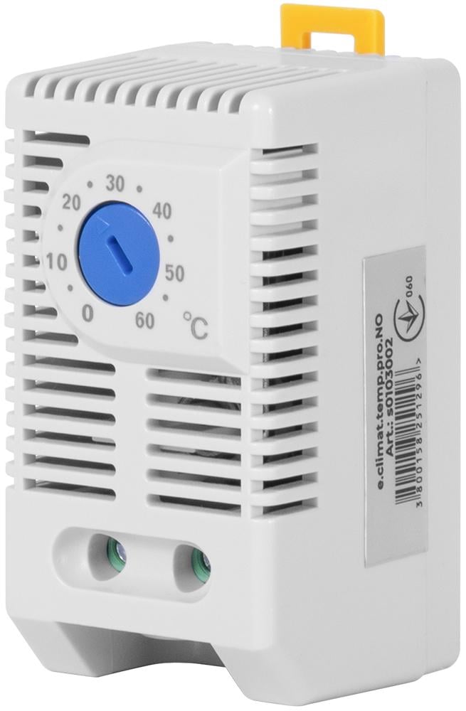 Термостат E.NEXT e.climat.temp.pro.NO NO контакт 0-60°C Голубой (s0103002)