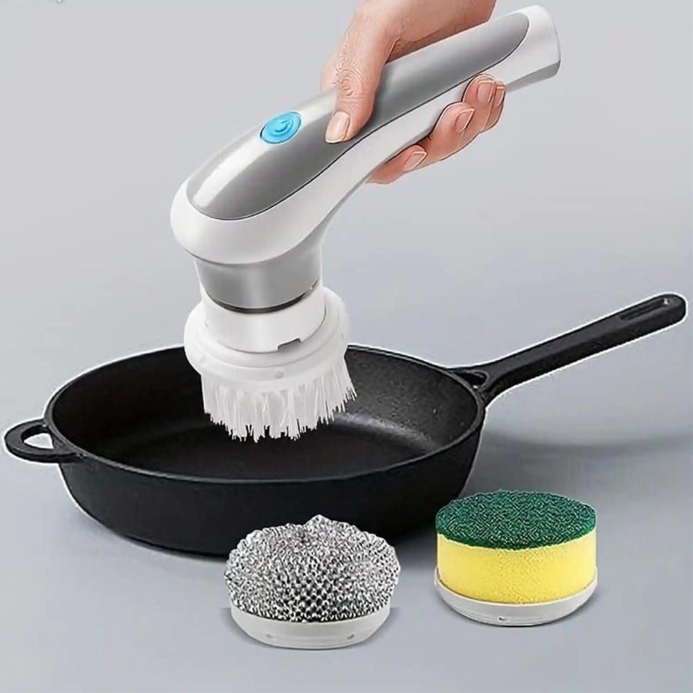 Щетка для уборки аккумуляторная 3в1 с 3-мя сменными насадками (120.1400) - фото 7