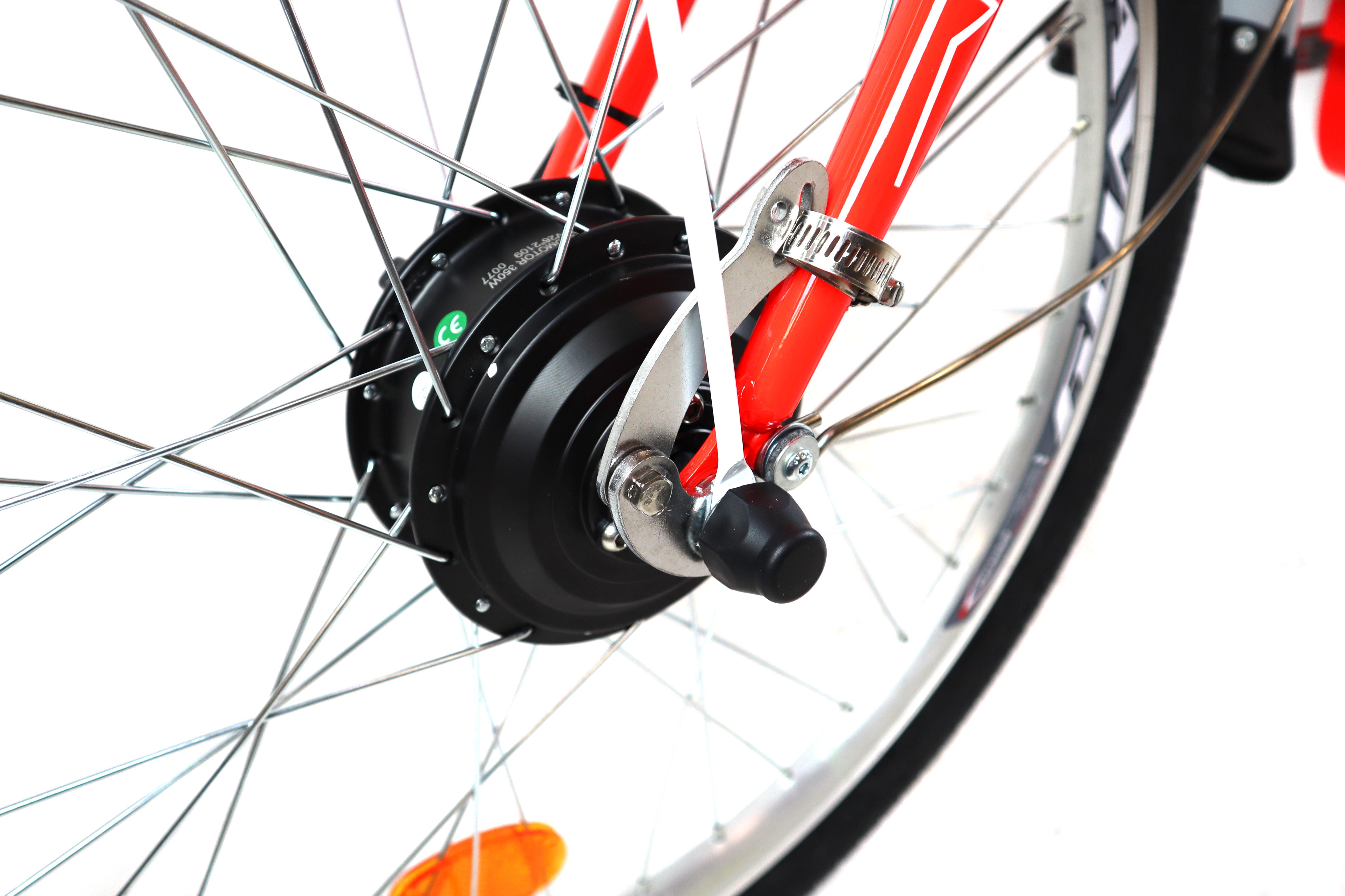 Електровелосипед FOLD 350 Вт складний Червоний (102283) - фото 6 Електровелосипед FOLD 350 Вт складний Червоний (102283) - фото 6