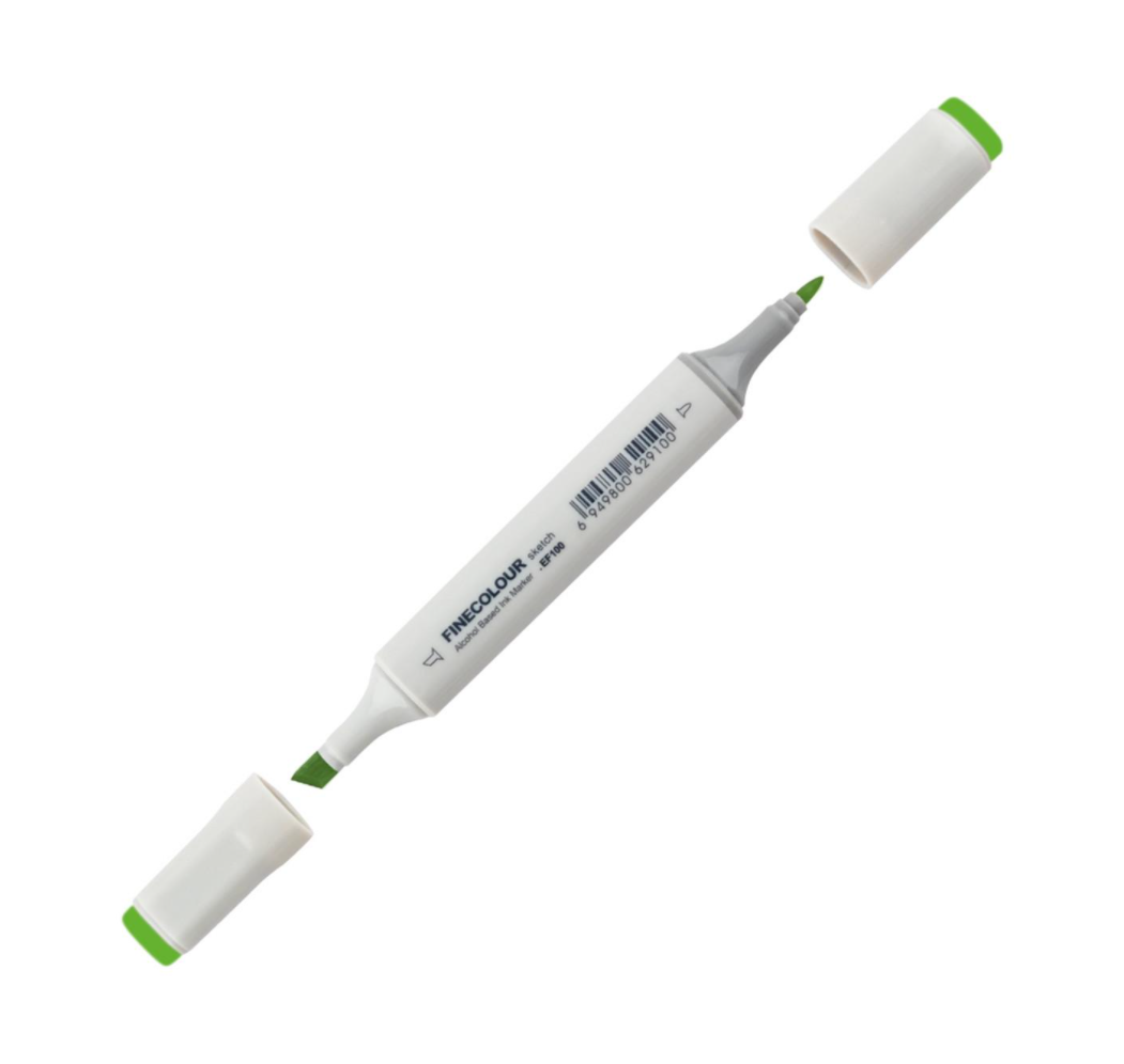 Маркер спиртовой Finecolour Sketchmarker 044 YG44 Пальмовый зеленый (EF100-44)