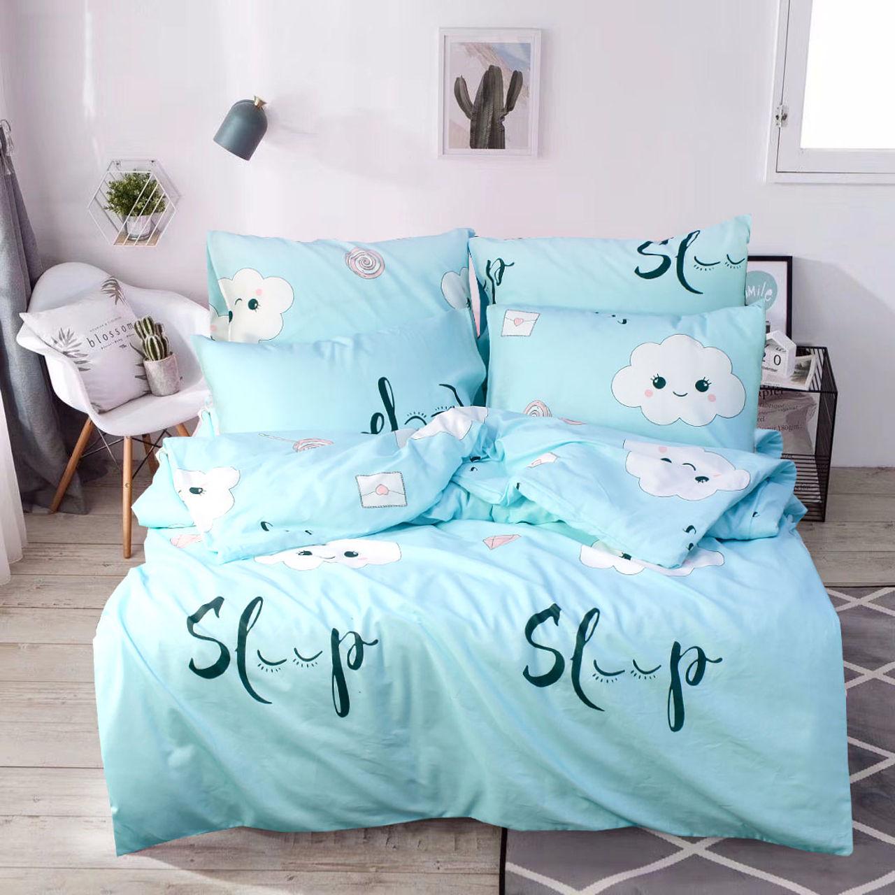 Простынь на резинке Т0806 140х200 см Голубой/Белый (151420) Простынь на резинке Т0806 140х200 см Голубой/Белый (151420)