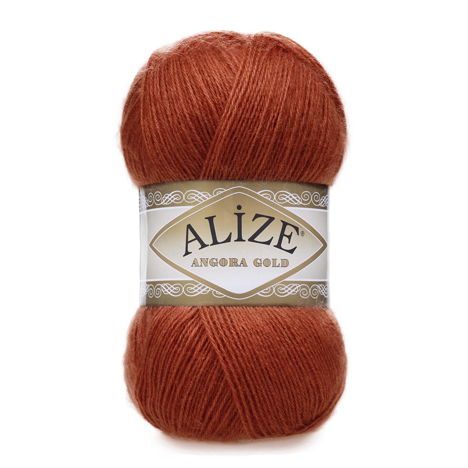 Пряжа Alize Angora Gold 36 Терракот (6273)