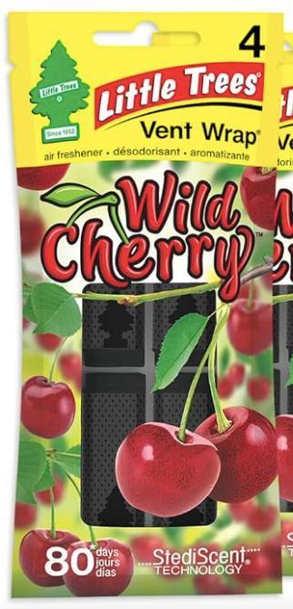Ароматизаторы для дефлектора Little Trees Wild Cherry 4 шт.