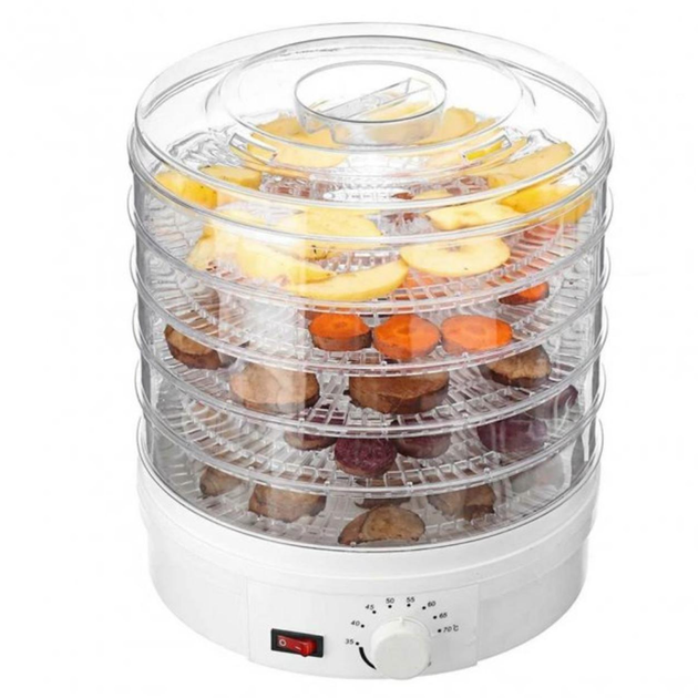 Дегідратор з вентилятором Zepline 029 800 Вт з прозорою кришкою (27419443)