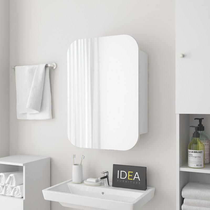 Дзеркало для ванної IDEA М-30 см 70х50 см Білий (10016)