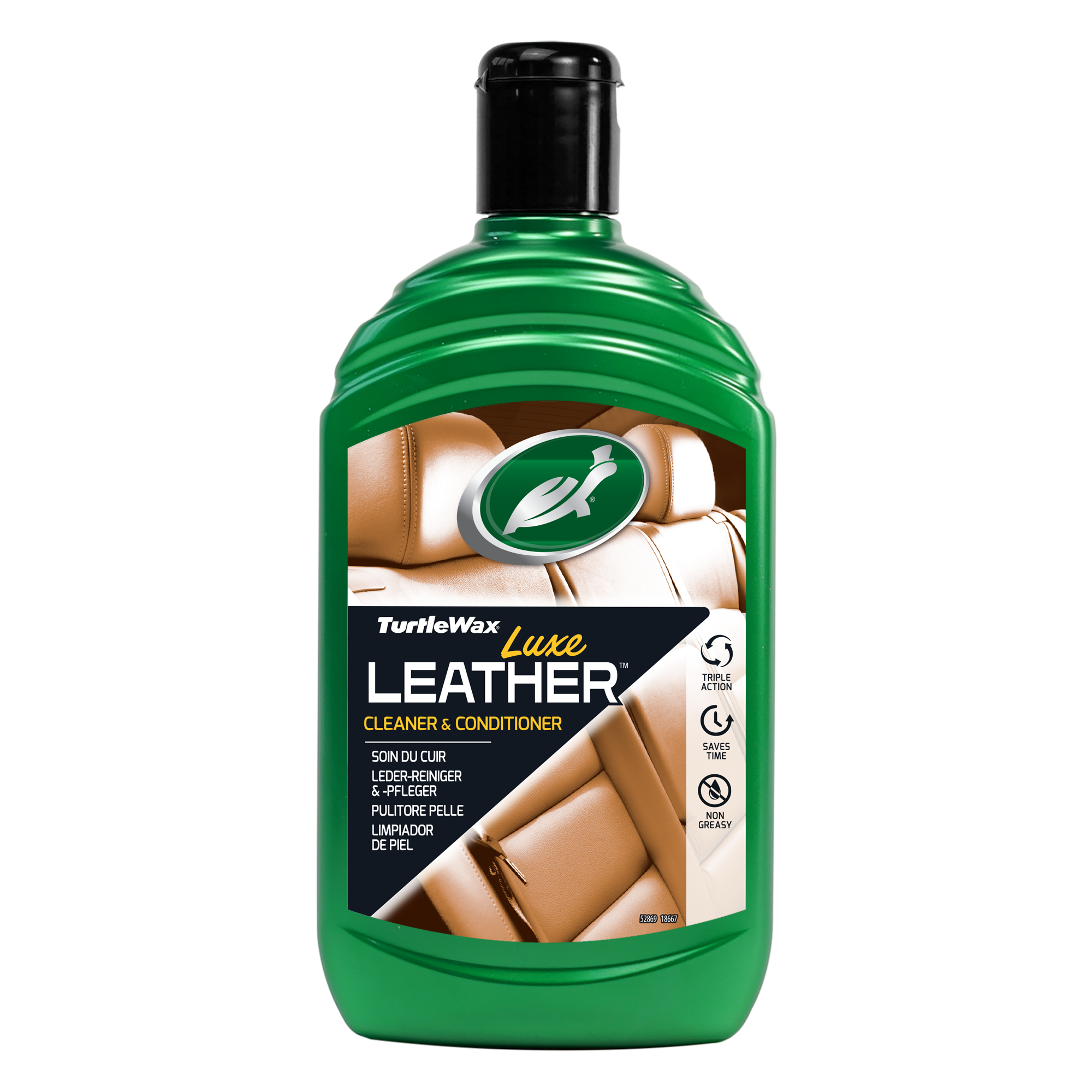 Очиститель-кондиционер для кожи Turtle Wax Luxe Leather 52869 Кожа Люкс 500 мл (52869)