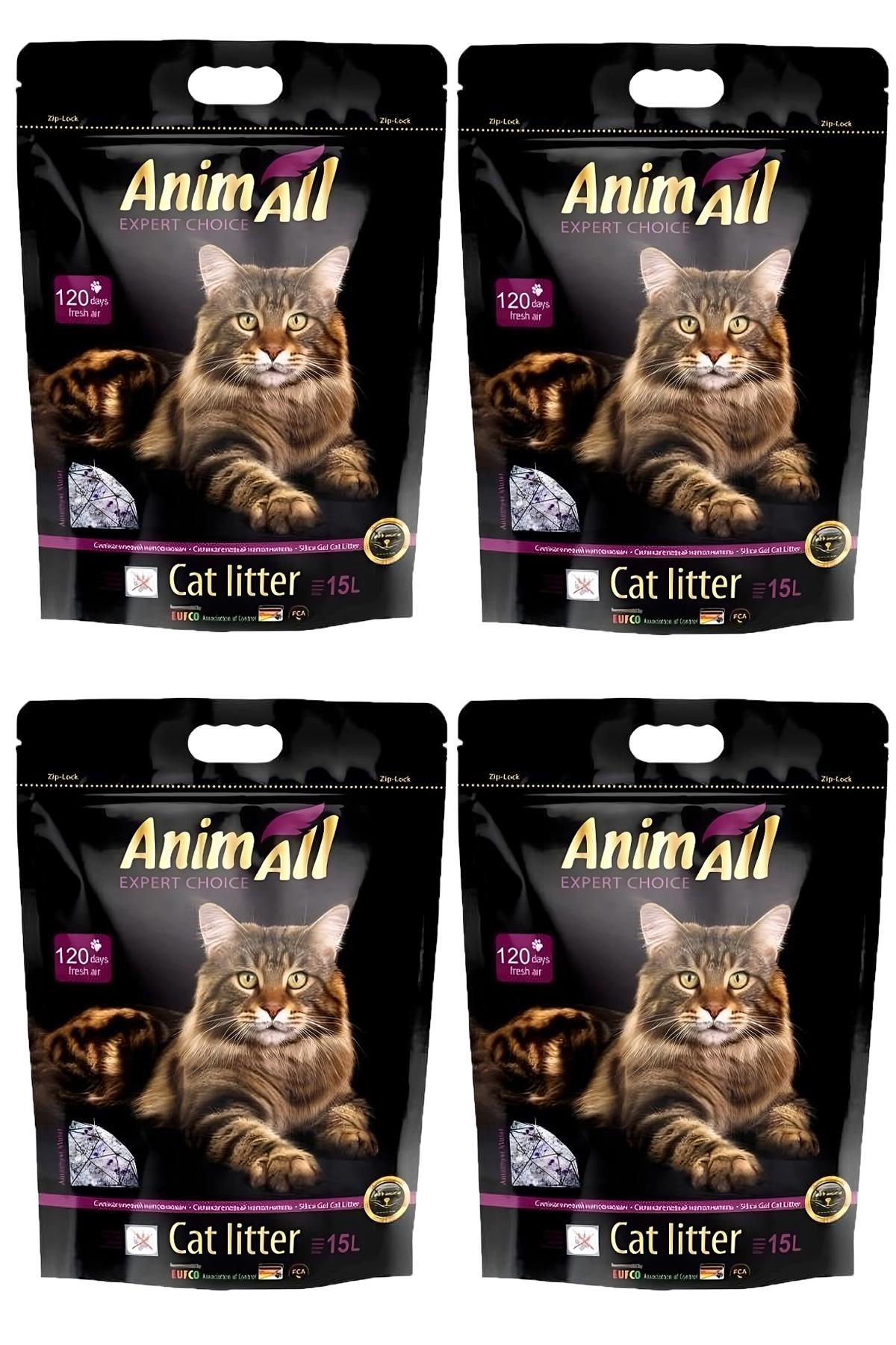 Наполнитель для котов AnimAll Deluxe cиликагелевый 15 л 4 шт. (345211609)