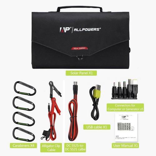 Сонячна панель ALLPOWERS Solar panel AP-SP18V100W ( (004-BLA) - фото 2 Сонячна панель ALLPOWERS Solar panel AP-SP18V100W ( (004-BLA) - фото 2