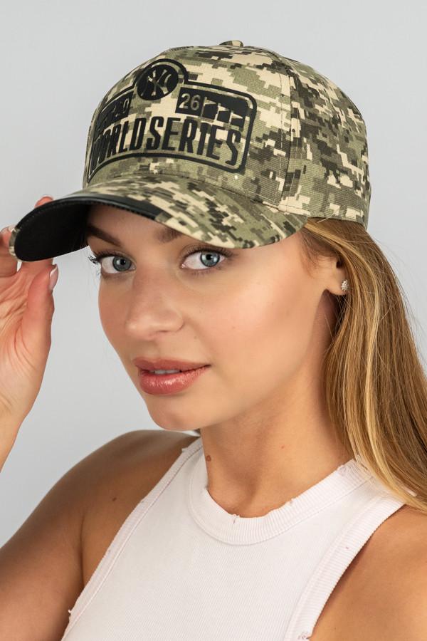 Кепка трекерка унисекс с накаткой WORLD SERIES One Size Пиксель (1551)