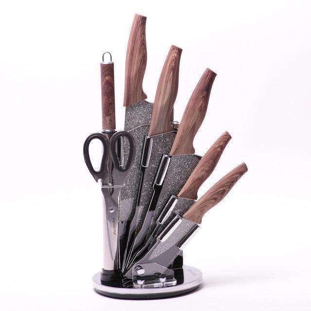 Набор кухонных ножей на подставке Kamille KM-5149 8 пр.