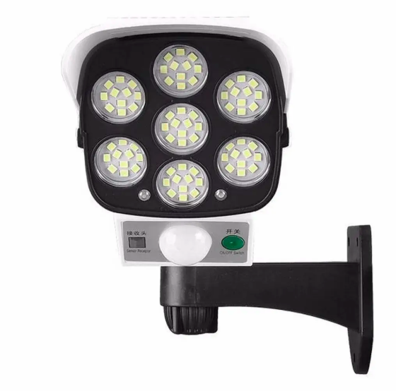 Фонарь уличный в виде камеры с датчиком движения и пультом на солнечной батарее (VP-633)