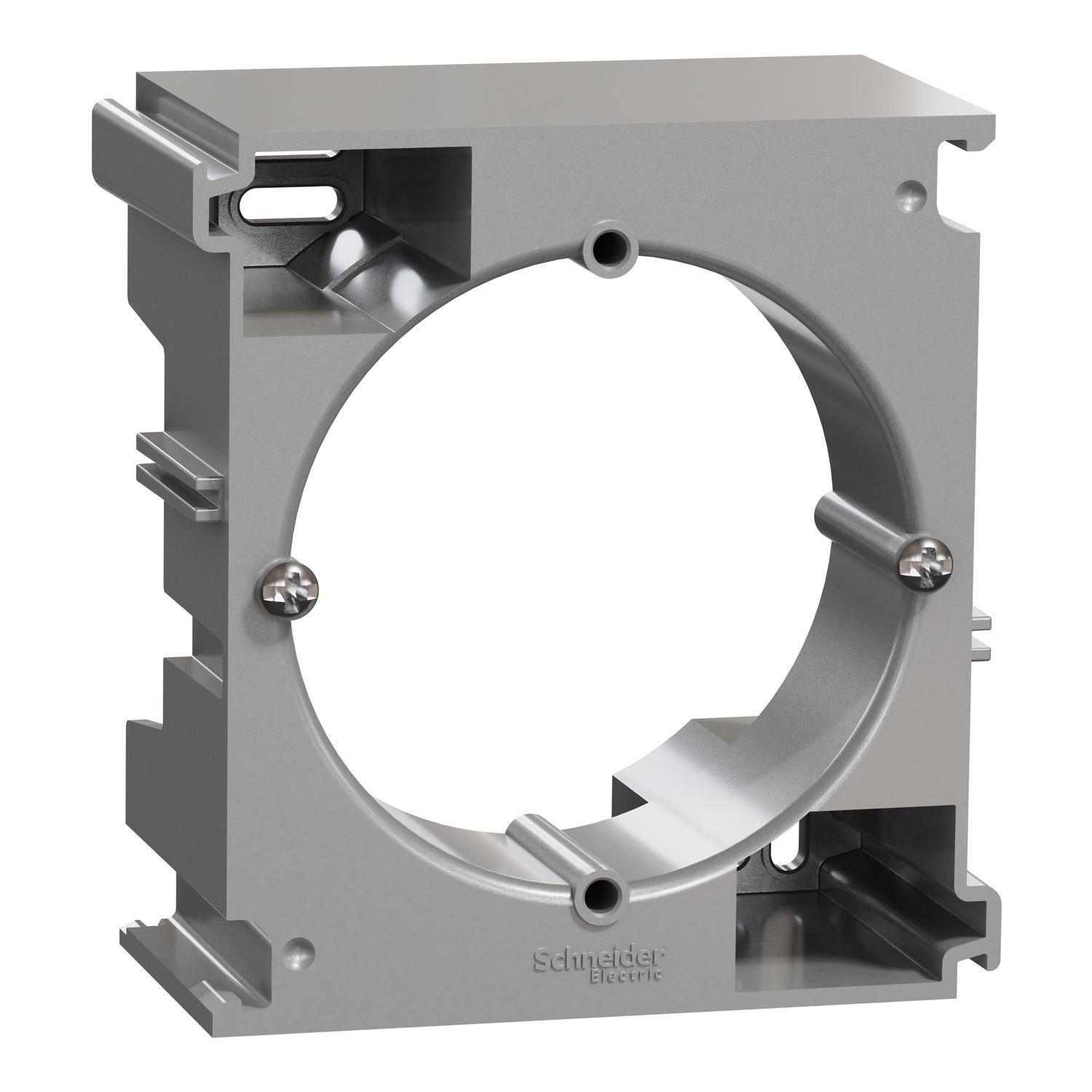 Коробка Schneider Electric Sedna Design для наружного многопостового монтажа Алюминий (SDD113902)