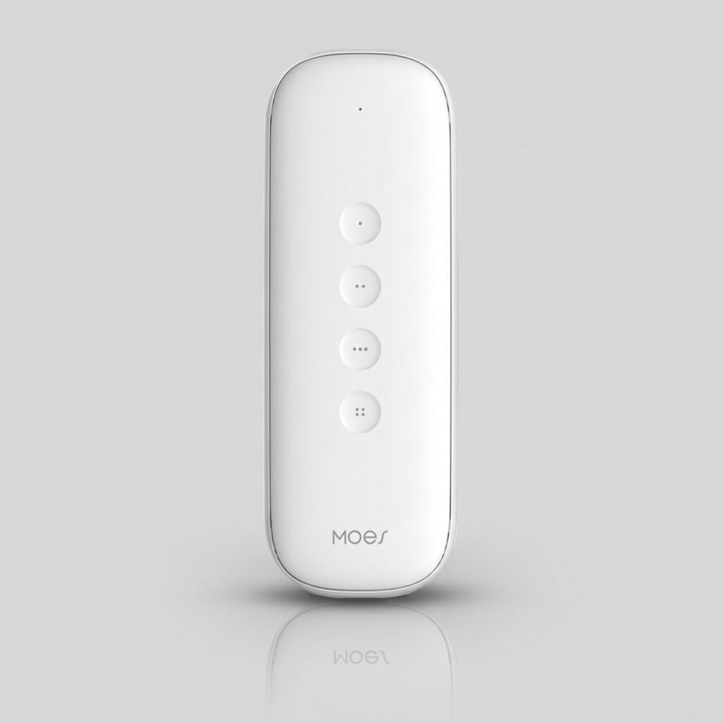 Пульт Moes управления ZigBee 4 кнопки Белый (WH00921)