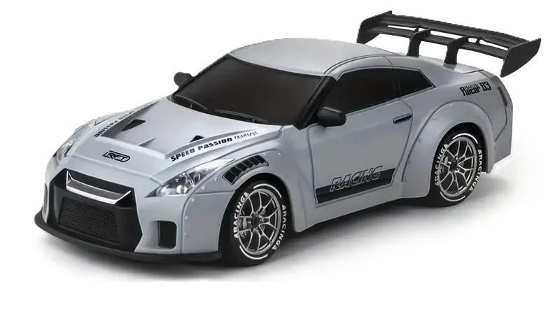 Машинка на радиоуправлении Nissan 1:24 для дрифта 4WD 2,4 GHz LED Серый (2757853681)