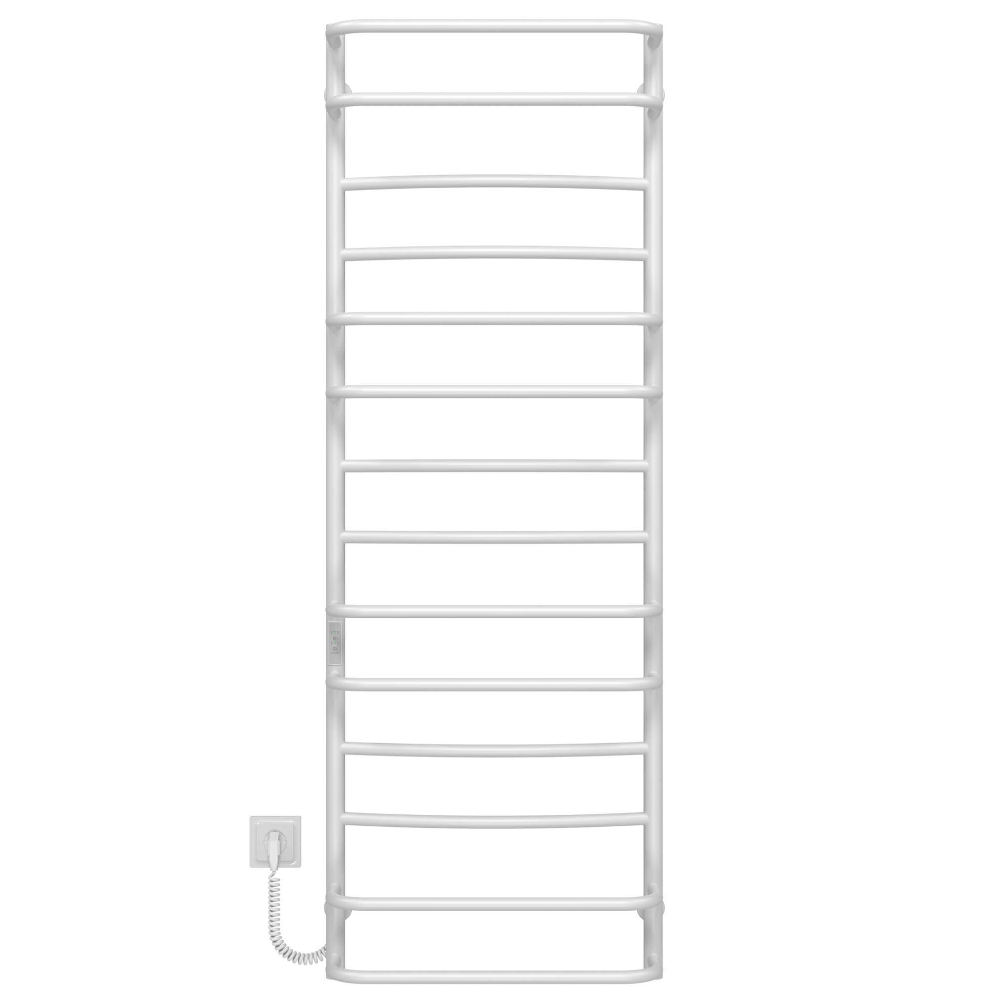 Рушникосушарка електрична Deffi Аквамікс П14 WD03 ліве підключення нержавіюча сталь 500х1500 мм Білий (C.AM.150.50.14.E.W.L.3)