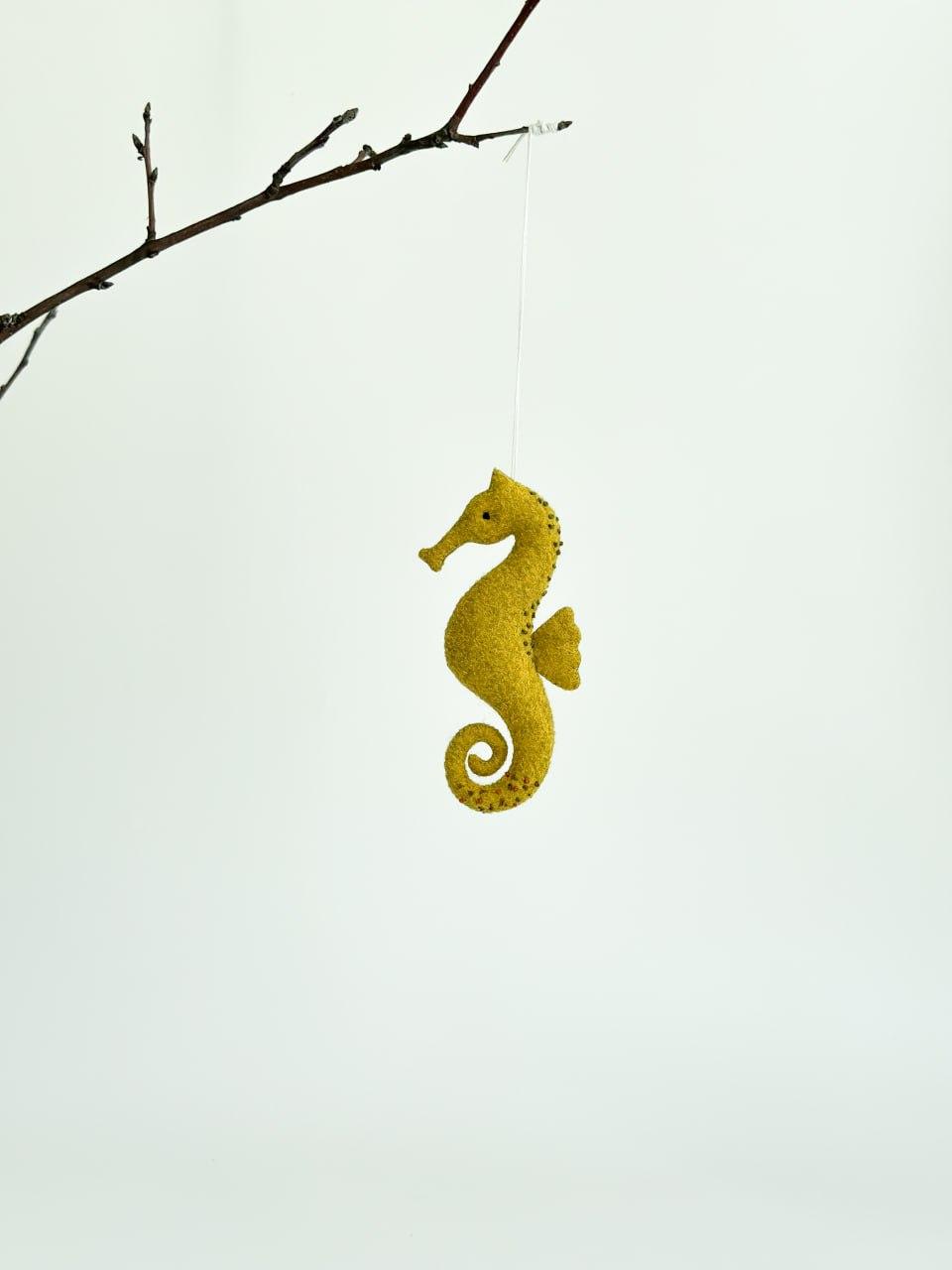 Мягкая игрушка фетровая морской конек ручная работа (29472342) - фото 6