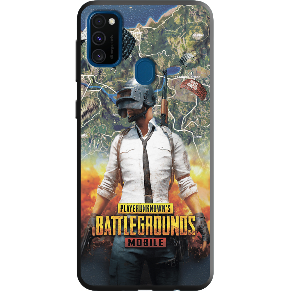 Чохол Boxface Samsung M307 Galaxy M30s PUBG Mobile Чорний силікон (38209-up2309-38658)