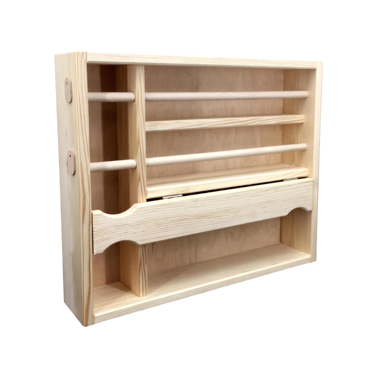 Полка для вина настенная из дерева Нагоя Бланже (ПНК-003401)