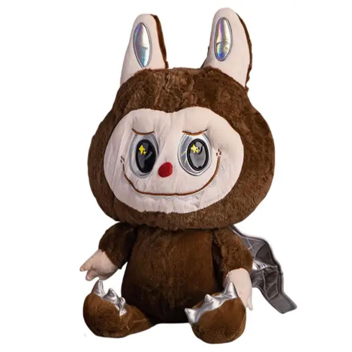 Плед игрушка-подушка мягкая 3в1 Labubu Brown Dragon Коричневый (520-29BR)