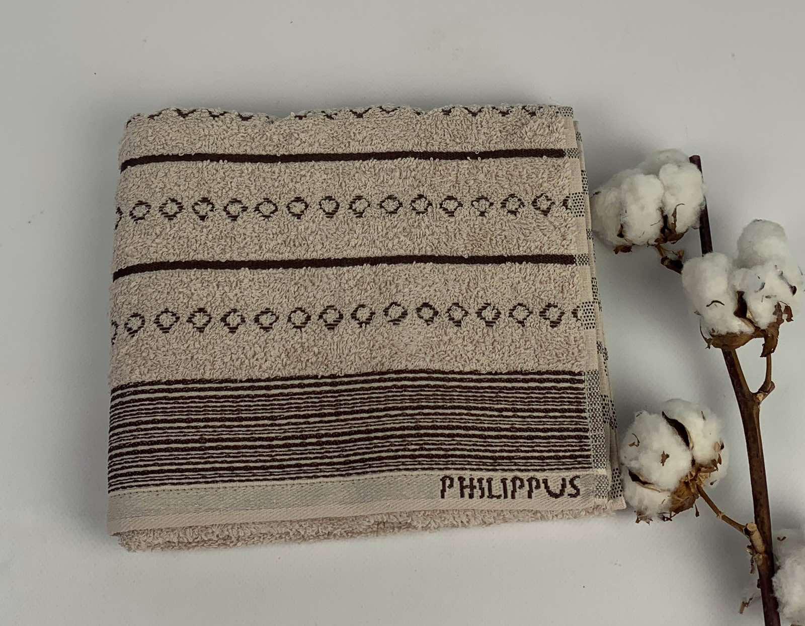 Полотенце Philippus Slow Cotton Timoxa Е847 50x90 см Бежевый (CN30657)