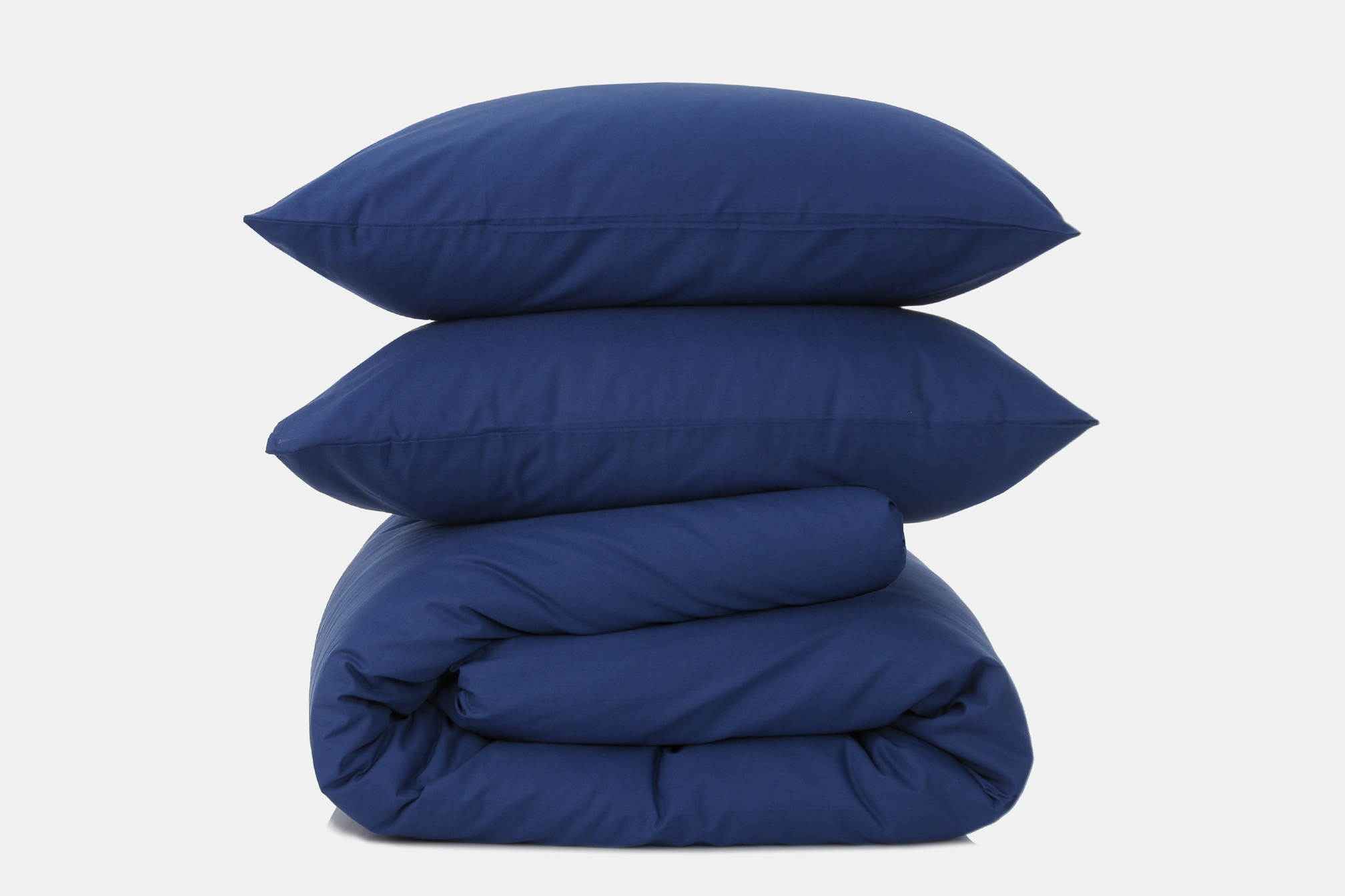 Комплект постельного белья семейный Amore Glux-1033 бязь Темно-синий (KPB-As-GLux-1033bl(50x70)_)