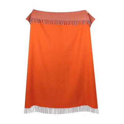 Плед боварія дабл 140х210 см Сіро-помаранчевий - фото 2 Плед боварія дабл 140х210 см Сіро-помаранчевий - фото 2