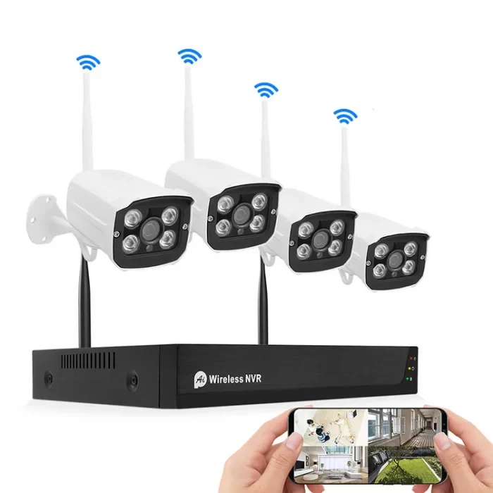 Комплект видеонаблюдения NVR KIT 601 WiFi 4CH с регистратором на 4 камеры (14725924) - фото 3