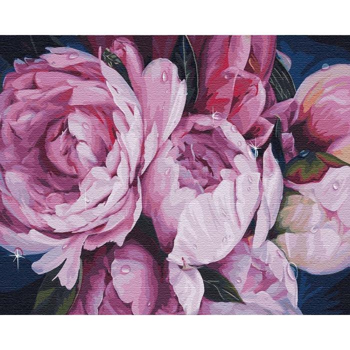 Картина по номерам Идейка "Нежность пионов" 40х50 см (KHO3116)