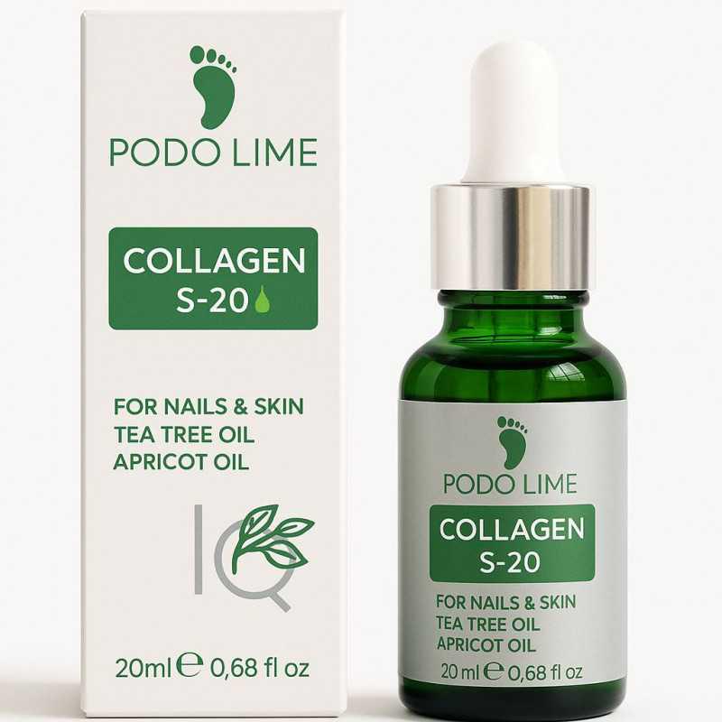 Защита ногтей Podo Lime Collagen Derm Rufus колаген 20 мл