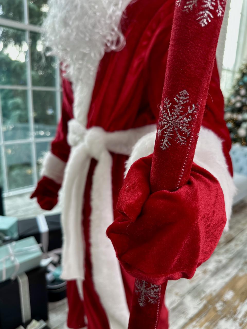 Костюм Санта-Клауса велюровый (санта2) - фото 3 Костюм Санта-Клауса велюровый (санта2) - фото 3