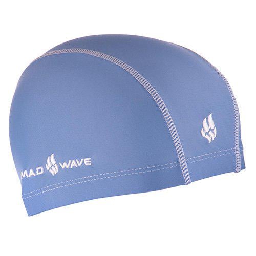 Шапочка для плавания Textile Cap Ergofit M052701 Mad Wave Голубой (60444162)
