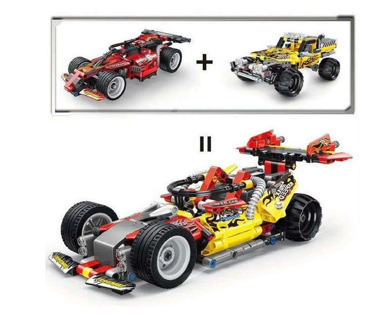 Конструктор дитячий Т1006 Technology Mix Спортивна машина інерційна (2198531263) - фото 3 Конструктор дитячий Т1006 Technology Mix Спортивна машина інерційна (2198531263) - фото 3