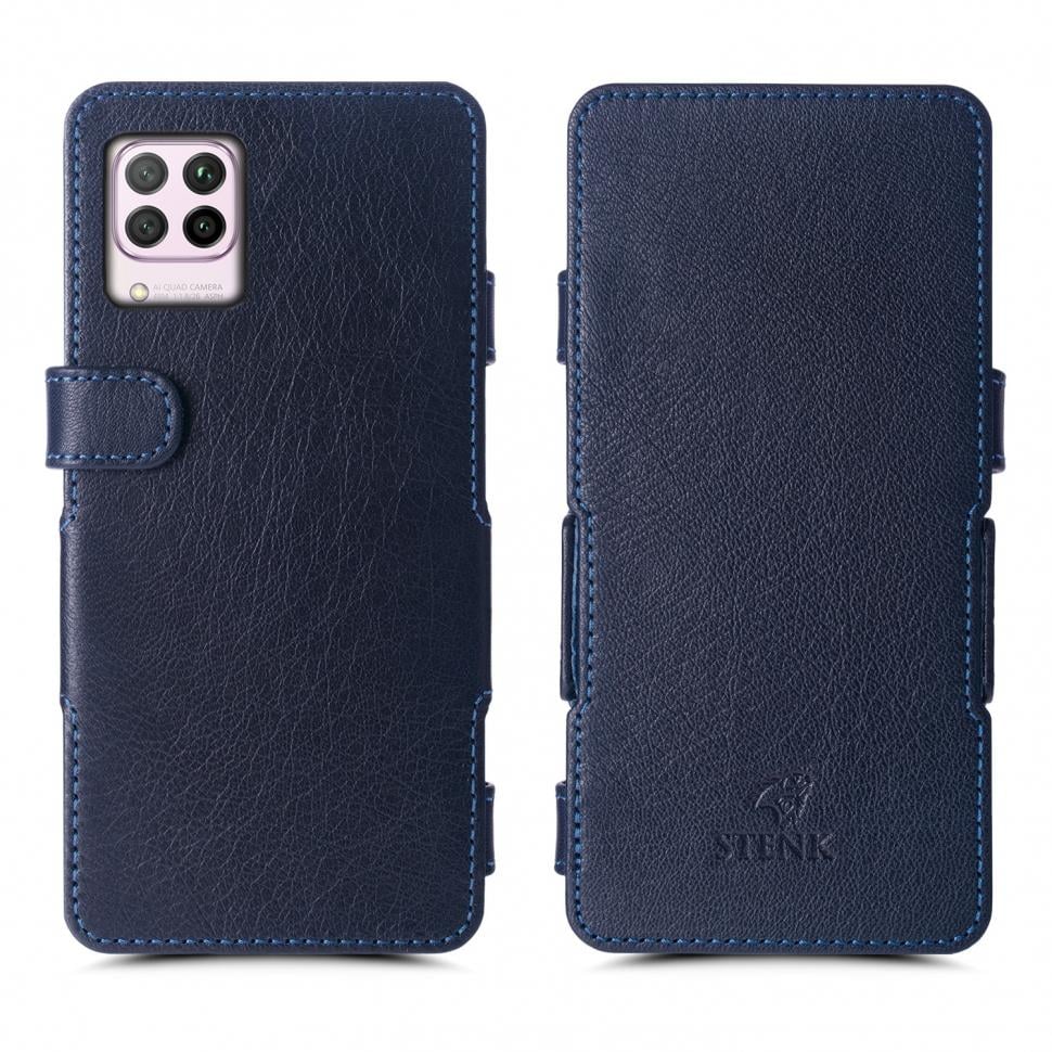 Чехол книжка Stenk Prime для Huawei P40 lite Синий (65300)