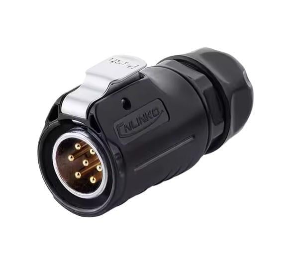 Разъем герметичный CNLINKO LP-20-C07PE-01-022 штекер 7 pin IP67 (2735638000)