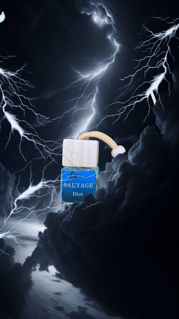 Автопарфум з ароматом Dior Sauvage Gods Fragrance на дзеркало заднього виду (N-006M) - фото 3