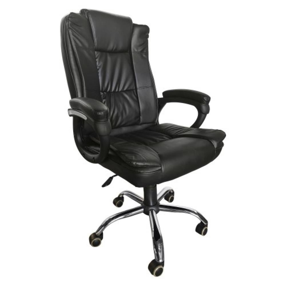 Офисное кресло Bonro B-612 до 120 кг Черный (SI-B612B)