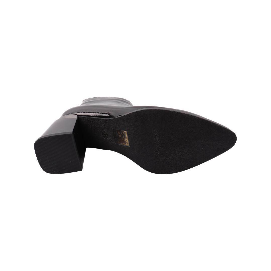 Ботильйони жіночі Brocoly з лакової шкіри р. 37 Чорний (382-22DH) - фото 6 Ботильйони жіночі Brocoly з лакової шкіри р. 37 Чорний (382-22DH) - фото 6