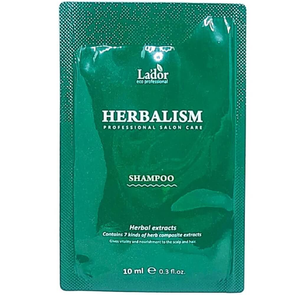 Шампунь з трав'яними екстрактами Lador Herbalism Shampoo заспокійливий 10 мл (1478063982)