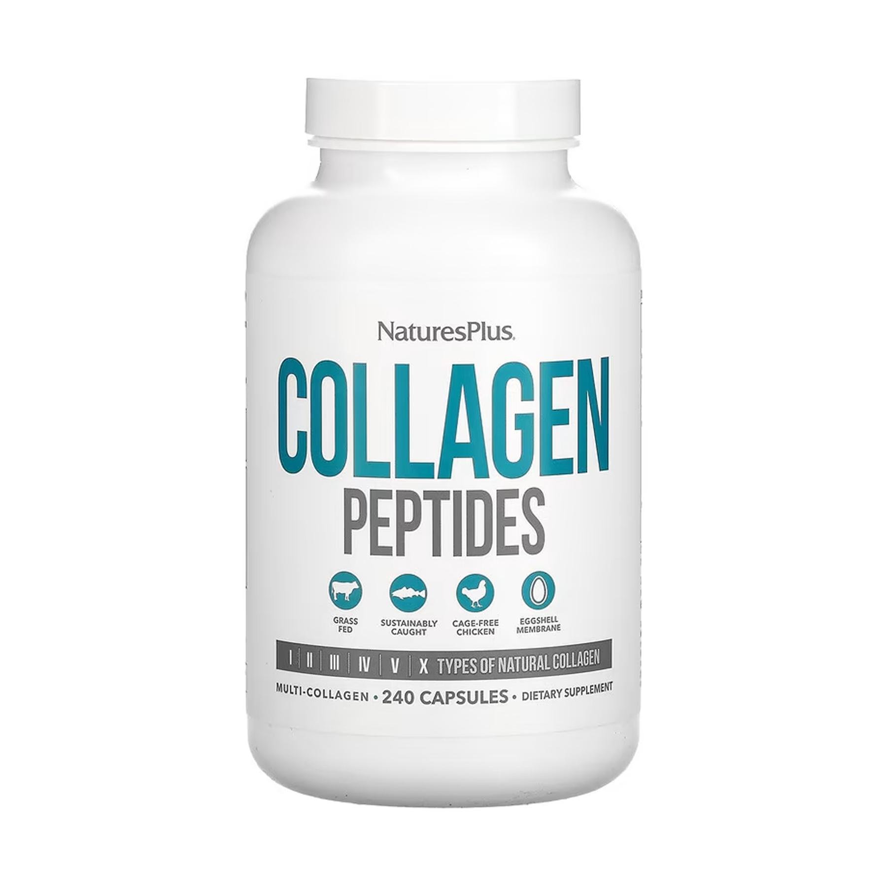 Пептиды коллагена Nature's Plus Collagen Peptides 240 капс. (30465)