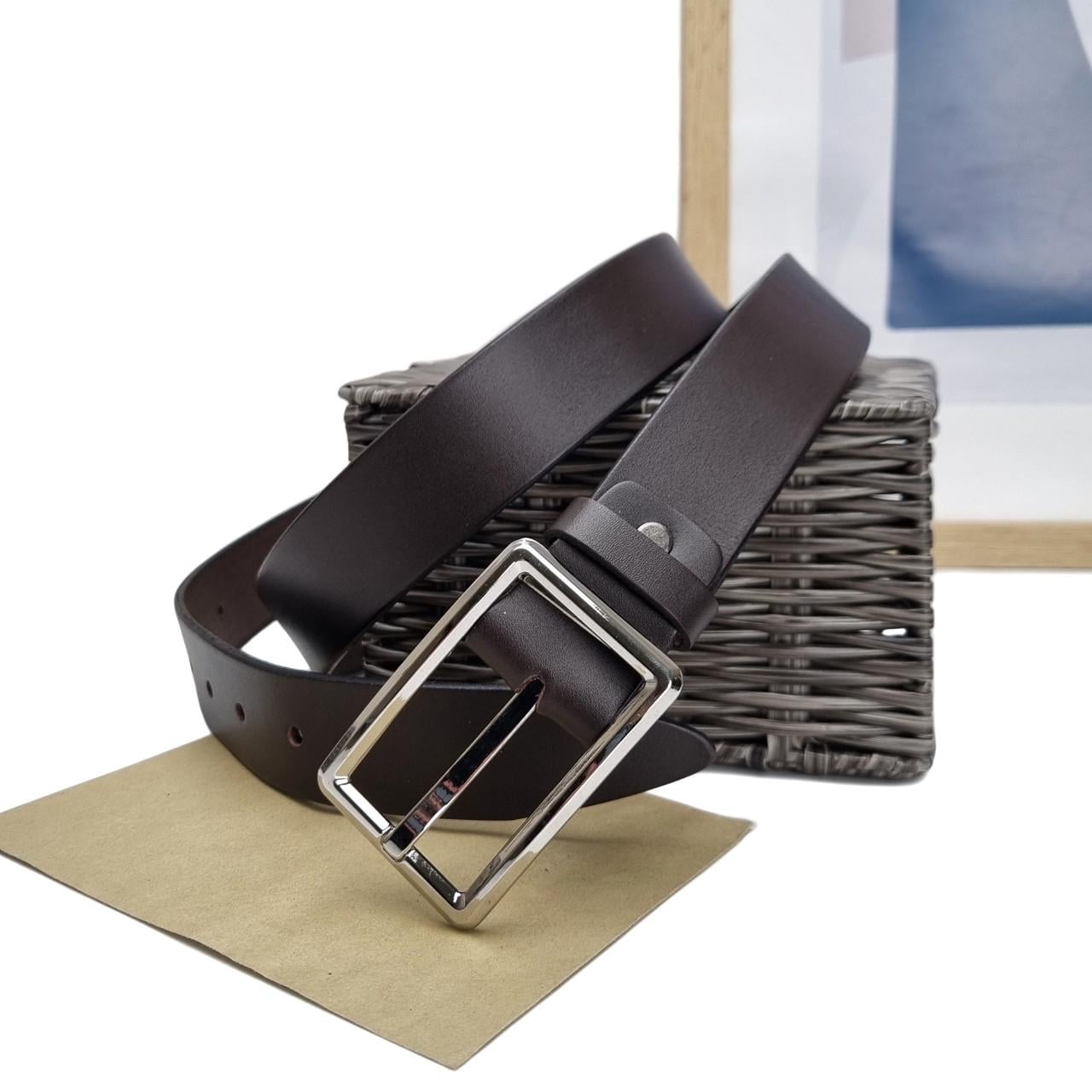 Ремінь у штани Sfip натуральна шкіра Коричневий (35-02-17)