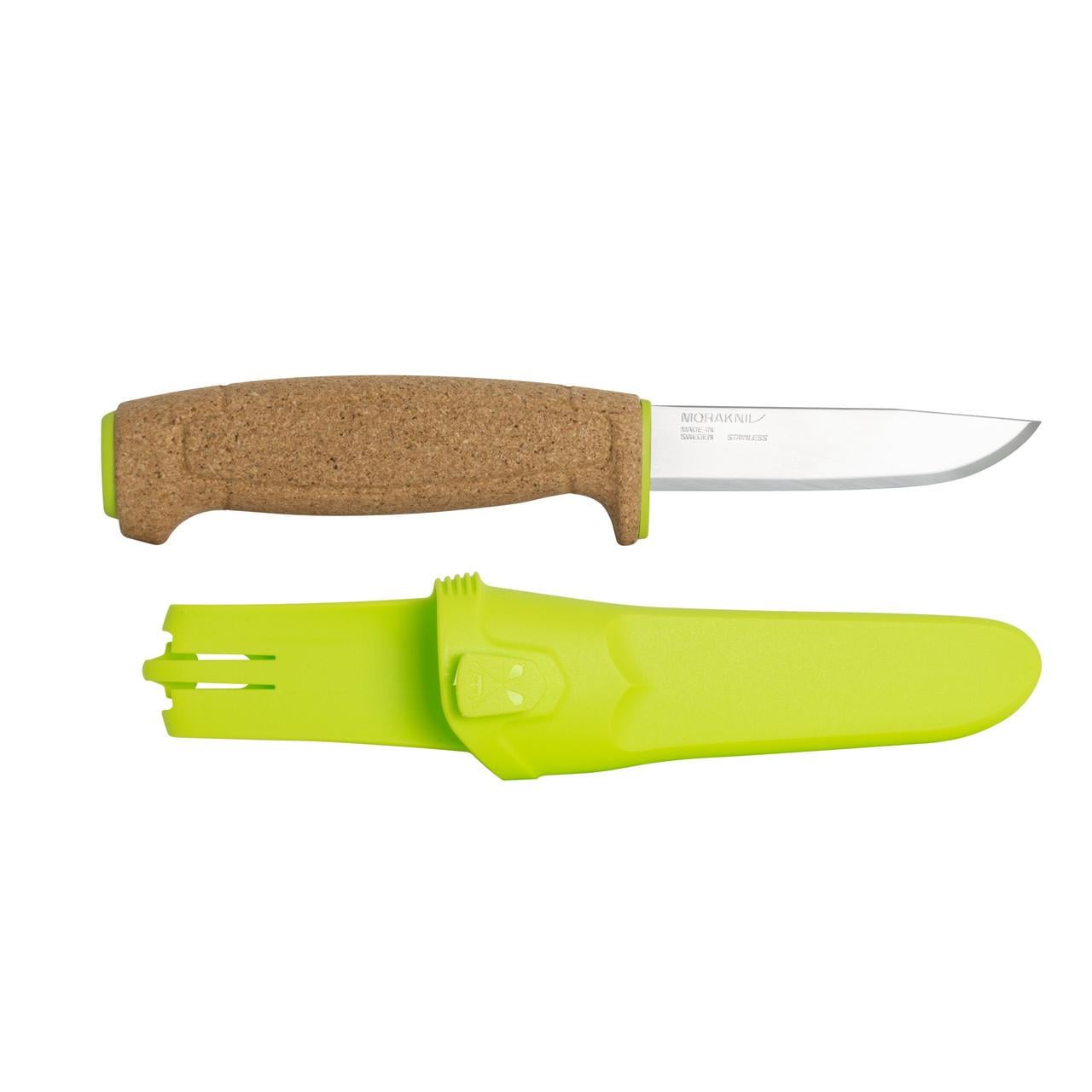 Нож рыболовный с ножнами Morakniv Floating Knife S Lime Sandvik 56-58 HRC 12C27 нержавеющая сталь 97 мм (2359470601)