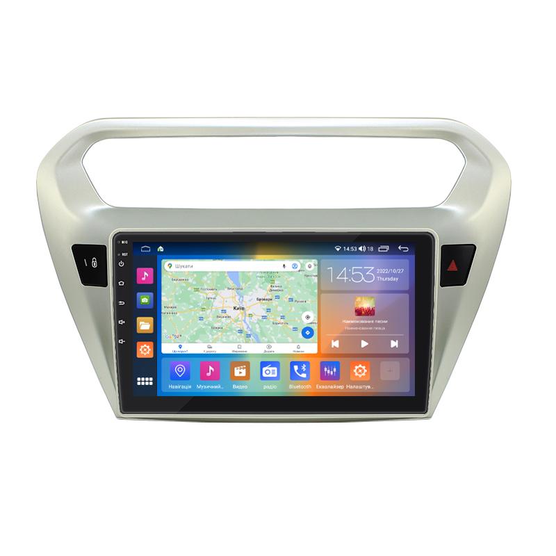 Штатная магнитола 9" Lesko для Citroen C-Elysee I Рестайлинг 2016-н.в. 4/64Gb CarPlay 4G Wi-Fi GPS Prime